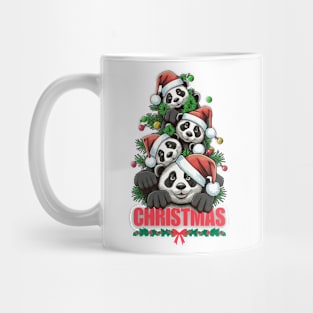 Panda Christmas Tree Mug